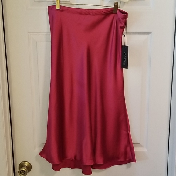 Rachel Zoe Satin Midi Skirt - Picture 6 of 7